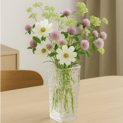 Florero de vidrio 15.5*6.5 3837