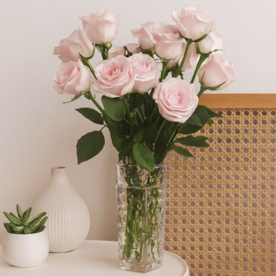 Florero de vidrio 15.5*6.5 cm 3838