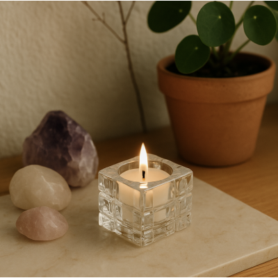 Candelabro porta vela cuadrille 3871