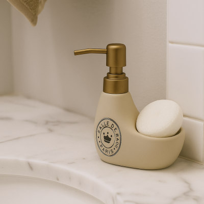 Dispenser de jabon paris beige 7068