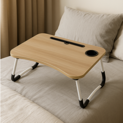 Mesa plegable 50*30 tostado 8914