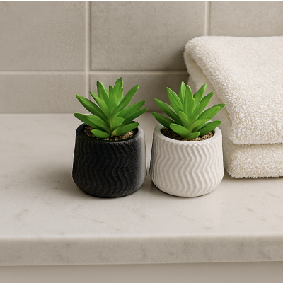 Planta artificial suculenta zig zag 3639