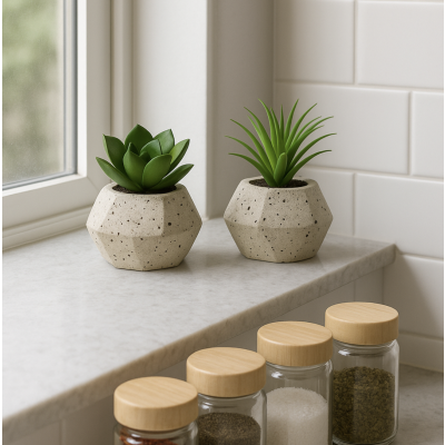 Planta artificial suculenta geometrica 3642