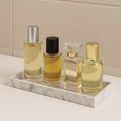  Bandeja simil marmol blanca 12*28 2812