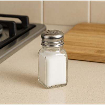 Salero cuadrado vidrio 20701