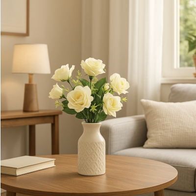 flores Bouquet floral blanco 30 golx 2476