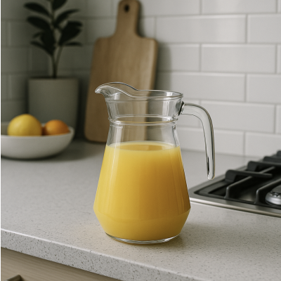 Jarra de vidrio c/tapa  1300 ml 9011