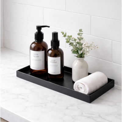 Bandeja MDF negra 38*18 3816