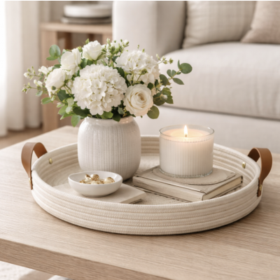 Centro de mesa 30*4 nordica c/asa 