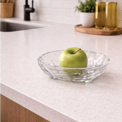 Centro de mesa de vidrio 18*18 2713