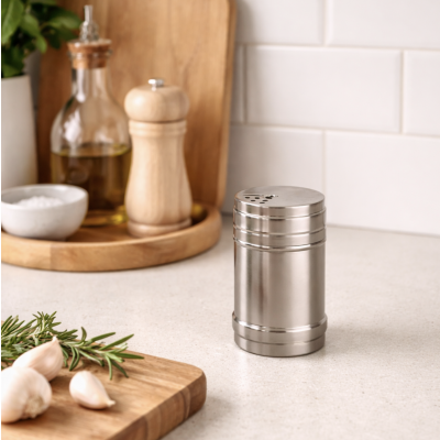 Salero especiero acero 9 cm 1082