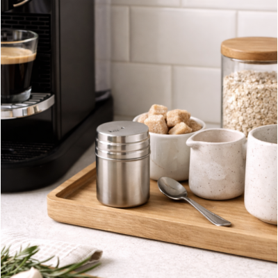 Salero especiero acero 7 cm 1095