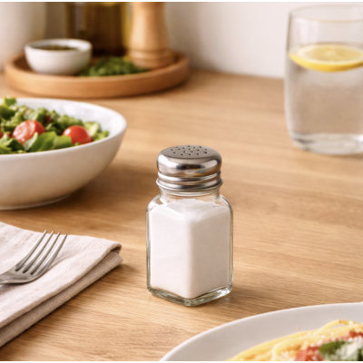 Salero cuadrado vidrio 20701