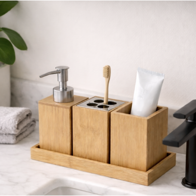 Set de baño x 4 Piezas 3006