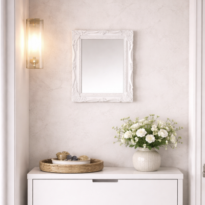 Espejo Mariet S 35*40 Blanco 1171