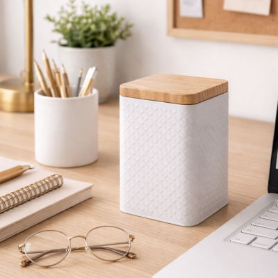 Lata Lulet 16,5*10,5 Blanca 