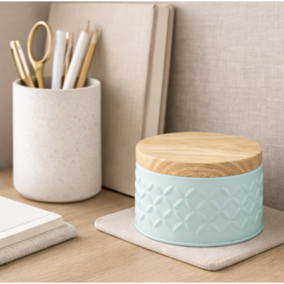 Lata Lulet redonda 10*6 aqua