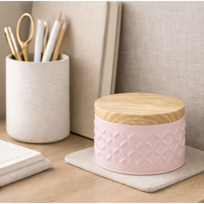 Lata Lulet redonda 10*6 rosa