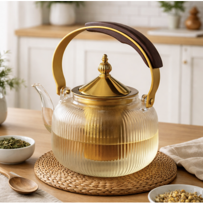 Tetera vidrio con infusor 1300 ml 4027