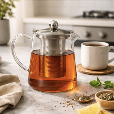 Tetera vidrio con infusor 950 ml 4456