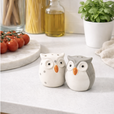 Buho condimentero ceramica x unidad 6950