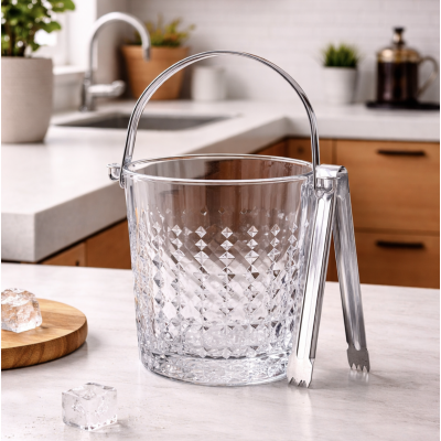 Hielera con pinza vidrio 980 ml 13.12 2481