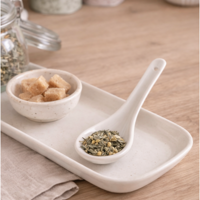 Cucharita blanca catering 13*5  1682 C/U