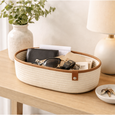 Cesta oval combinada mediana nordica