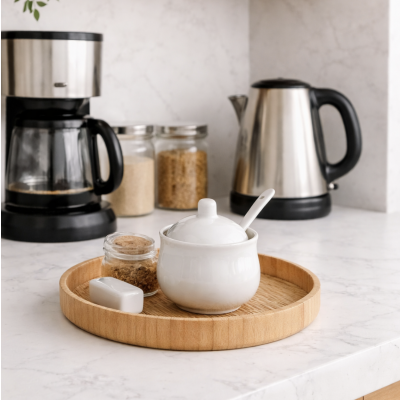 Azucarera ceramica con cuchara 9*10 1512