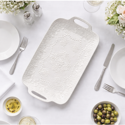 Bandeja cerámica asa 1401