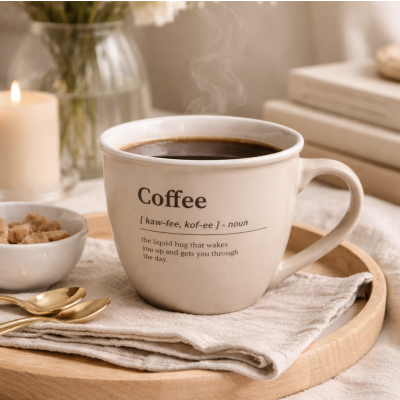 Jarro mug coffee gris 500 ml 