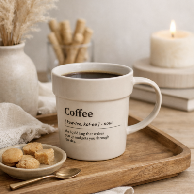 Jarro Mug Coffee 400 ml crema 2695 