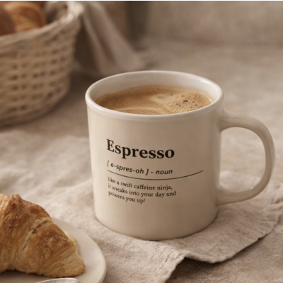 Jarro mug expresso 300 ml crema