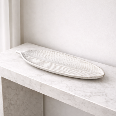 Centro de mesa hoja 59.5*22 natural 4193 