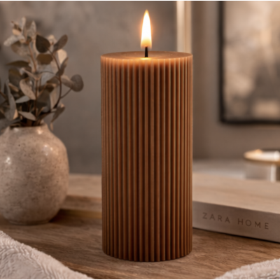 Vela de parafina LED 7.5*15 1403 ladrillo