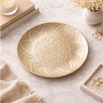 Centro de mesa flor 30' champagne 4275 