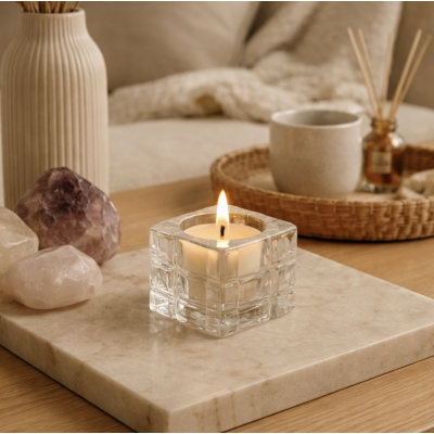 Candelabro porta vela cuadrille 3871