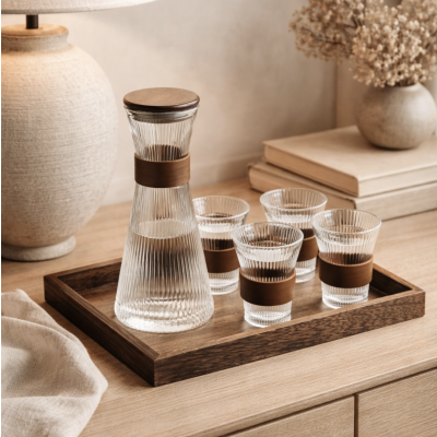 Jarra con vasos set x5 1654