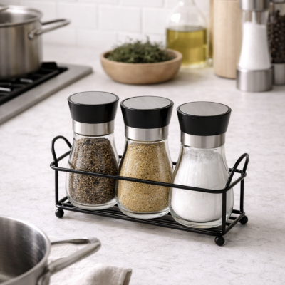 Condimenteros negros set x3 8226/1240