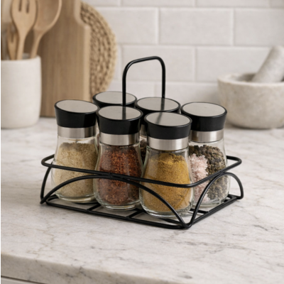 Condimenteros negros set x6 8228/1264