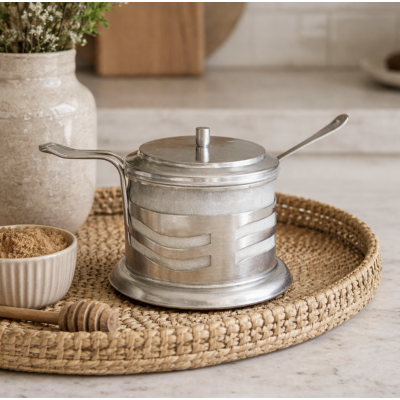 Azucarera acero con cuchara 6062