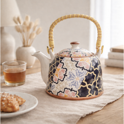 Tetera Collage Floral grande