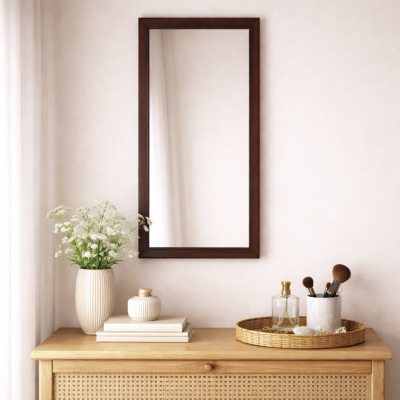 Espejo rectangular 30*60 3118-36 tostado