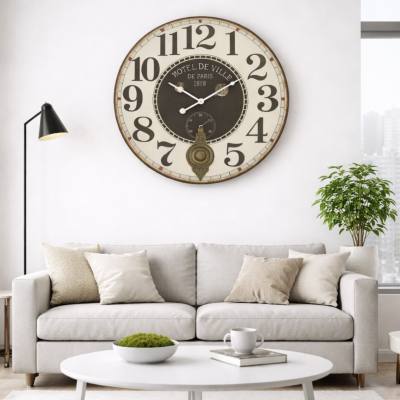 Reloj de pared pendulo 58'