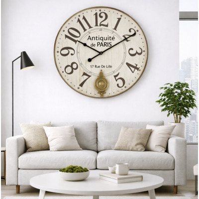 Reloj de pared pendulo 58' 1545