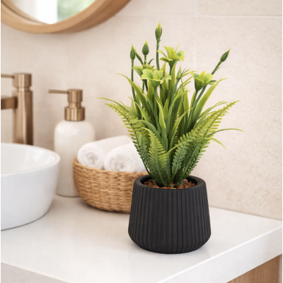 Planta maceta arficial 15*5 2518