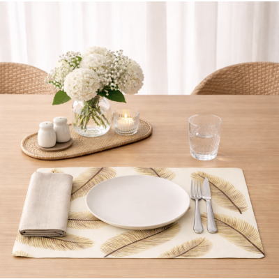 Individual ecocuero rectangular 30*40