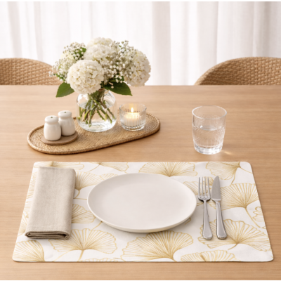 Individual ecocuero rectangular 30*40