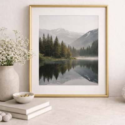 Marco para foto madera 20*25 dore 2021.8