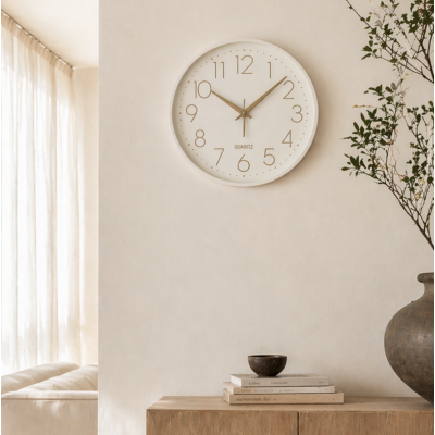 Reloj de pared Classic blanco 24,5' 2510